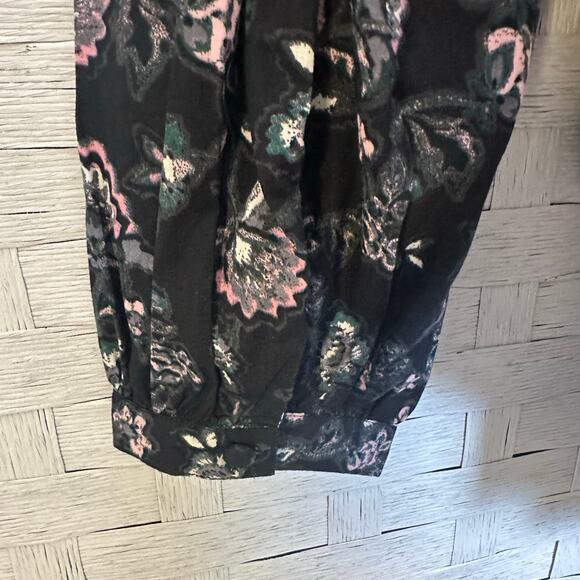 Lane Bryant womens blouse cottagecore eyelet ribbon embroidered bohemian plus SZ - Picture 5 of 10